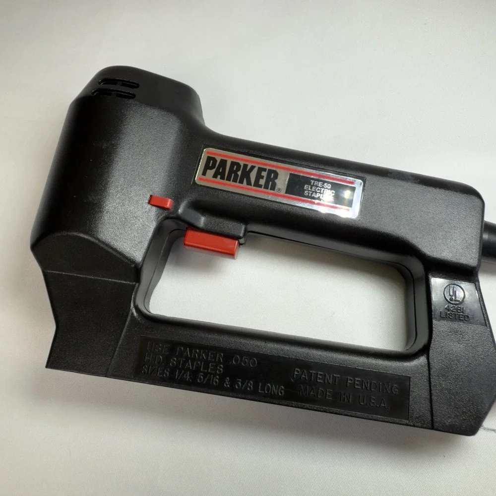 Parker TRE-50 Electric Lil Tacker Vintage Stapler Tested & Working